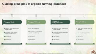 Guiding Principles Of Organic Farming Practices