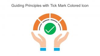 Guiding Principles With Tick Mark Colored Icon In Powerpoint Pptx Png And Editable Eps Format