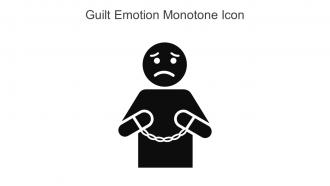 Guilt Emotion Monotone Icon In Powerpoint Pptx Png And Editable Eps Format