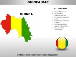 Guinea country powerpoint maps