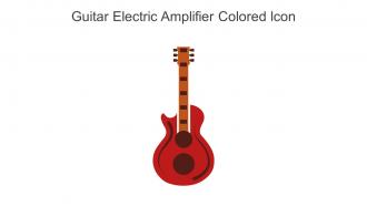 Guitar Electric Amplifier Colored Icon In Powerpoint Pptx Png And Editable Eps Format