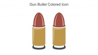Gun Bullet Colored Icon In Powerpoint Pptx Png And Editable Eps Format