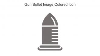 Gun Bullet Image Colored Icon In Powerpoint Pptx Png And Editable Eps Format