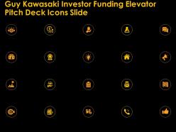 Guy kawasaki investor funding elevator pitch deck icons slide ppt graphics