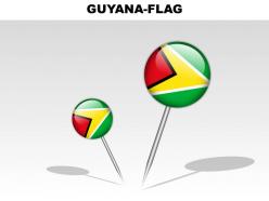 Guyana country powerpoint flags