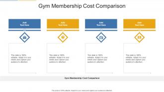 Gym Membership Cost Comparison In Powerpoint And Google Slides Cpb