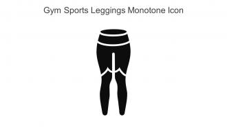 Gym Sports Leggings Monotone Icon In Powerpoint Pptx Png And Editable Eps Format