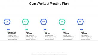 Gym Workout Routine Plan In Powerpoint And Google Slides Cpb