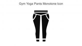 Gym Yoga Pants Monotone Icon In Powerpoint Pptx Png And Editable Eps Format