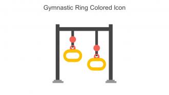 Gymnastic Ring Colored Icon In Powerpoint Pptx Png And Editable Eps Format