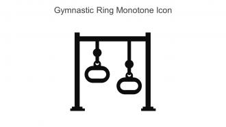 Gymnastic Ring Monotone Icon In Powerpoint Pptx Png And Editable Eps Format