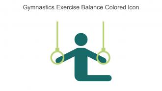 Gymnastics Exercise Balance Colored Icon In Powerpoint Pptx Png And Editable Eps Format