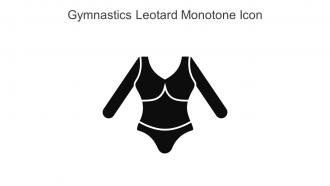 Gymnastics Leotard Monotone Icon In Powerpoint Pptx Png And Editable Eps Format
