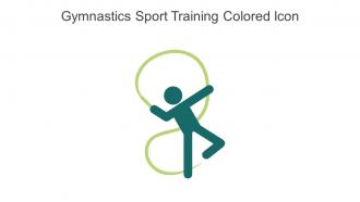 Gymnastics Sport Training Colored Icon In Powerpoint Pptx Png And Editable Eps Format