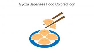 Gyoza Japanese Food Colored Icon In Powerpoint Pptx Png And Editable Eps Format