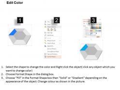 43796260 style cluster hexagonal 6 piece powerpoint presentation diagram infographic slide