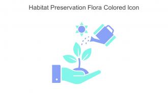 Habitat Preservation Flora Colored Icon In Powerpoint Pptx Png And Editable Eps Format