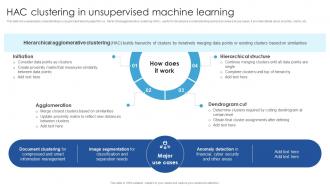 Hac Clustering In Unsupervised Machine Learning Unsupervised Learning Guide For Beginners AI SS