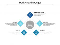 Hack growth budget ppt powerpoint presentation professional backgrounds cpb