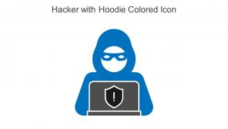 Hacker With Hoodie Colored Icon In Powerpoint Pptx Png And Editable Eps Format