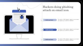 Hackers Doing Phishing Attack On Email Icon