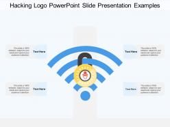 Hacking logo powerpoint slide presentation examples