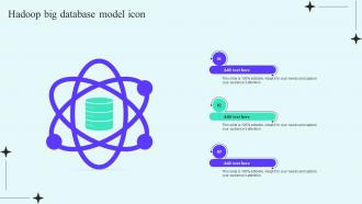 Hadoop Big Database Model Icon