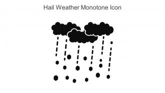 Hail Weather Monotone Icon In Powerpoint Pptx Png And Editable Eps Format
