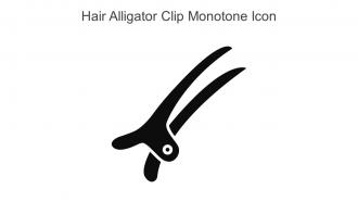 Hair Alligator Clip Monotone Icon In Powerpoint Pptx Png And Editable Eps Format