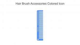 Hair Brush Accessories Colored Icon In Powerpoint Pptx Png And Editable Eps Format