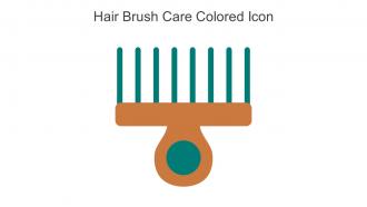 Hair Brush Care Colored Icon In Powerpoint Pptx Png And Editable Eps Format