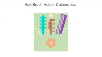 Hair Brush Holder Colored Icon In Powerpoint Pptx Png And Editable Eps Format