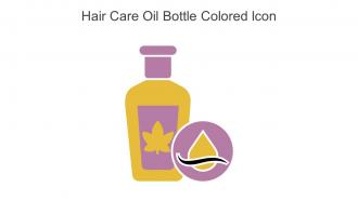 Hair Care Oil Bottle Colored Icon In Powerpoint Pptx Png And Editable Eps Format