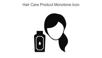 Hair Care Product Monotone Icon In Powerpoint Pptx Png And Editable Eps Format