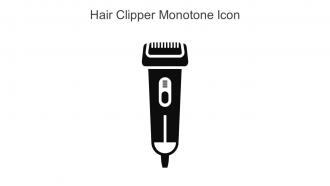 Hair Clipper Monotone Icon In Powerpoint Pptx Png And Editable Eps Format