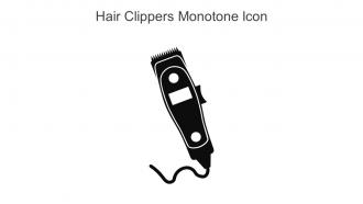 Hair Clippers Monotone Icon In Powerpoint Pptx Png And Editable Eps Format