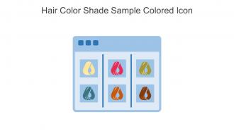 Hair Color Shade Sample Colored Icon In Powerpoint Pptx Png And Editable Eps Format