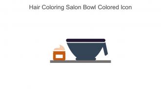 Hair Coloring Salon Bowl Colored Icon In Powerpoint Pptx Png And Editable Eps Format