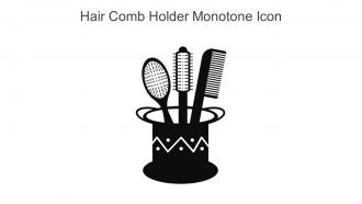 Hair Comb Holder Monotone Icon In Powerpoint Pptx Png And Editable Eps Format