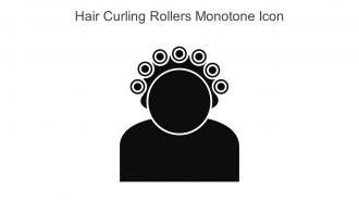 Hair Curling Rollers Monotone Icon In Powerpoint Pptx Png And Editable Eps Format