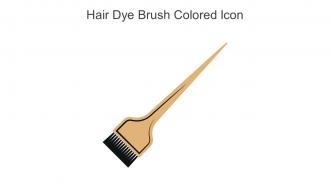 Hair Dye Brush Colored Icon In Powerpoint Pptx Png And Editable Eps Format