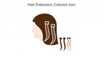 Hair Extension Colored Icon In Powerpoint Pptx Png And Editable Eps Format