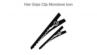 Hair Grips Clip Monotone Icon In Powerpoint Pptx Png And Editable Eps Format
