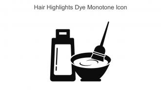 Hair Highlights Dye Monotone Icon In Powerpoint Pptx Png And Editable Eps Format