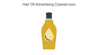 Hair Oil Advertising Colored Icon In Powerpoint Pptx Png And Editable Eps Format