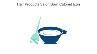 Hair Products Salon Bowl Colored Icon In Powerpoint Pptx Png And Editable Eps Format