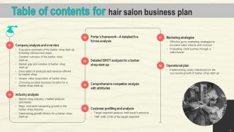 Hair Salon Business Plan Powerpoint Presentation Slides Idea Impactful