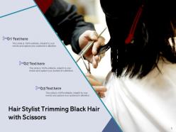 Hair Scissors Trimming Electric Representing Individual Treatment