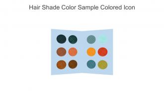 Hair Shade Color Sample Colored Icon In Powerpoint Pptx Png And Editable Eps Format