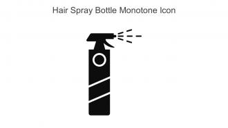 Hair Spray Bottle Monotone Icon In Powerpoint Pptx Png And Editable Eps Format